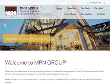 Tablet Screenshot of mpn.com.au